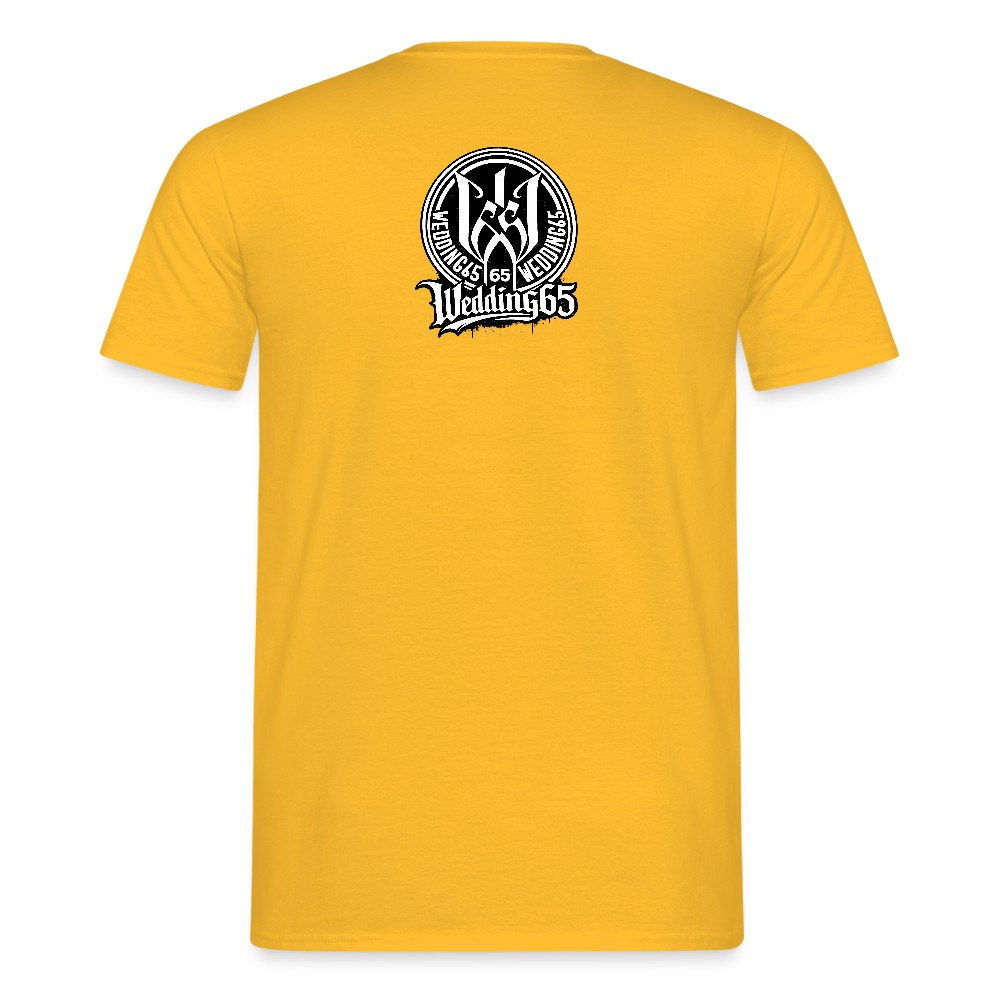 Red Black Wedding65 Männer T-Shirt - Gelb