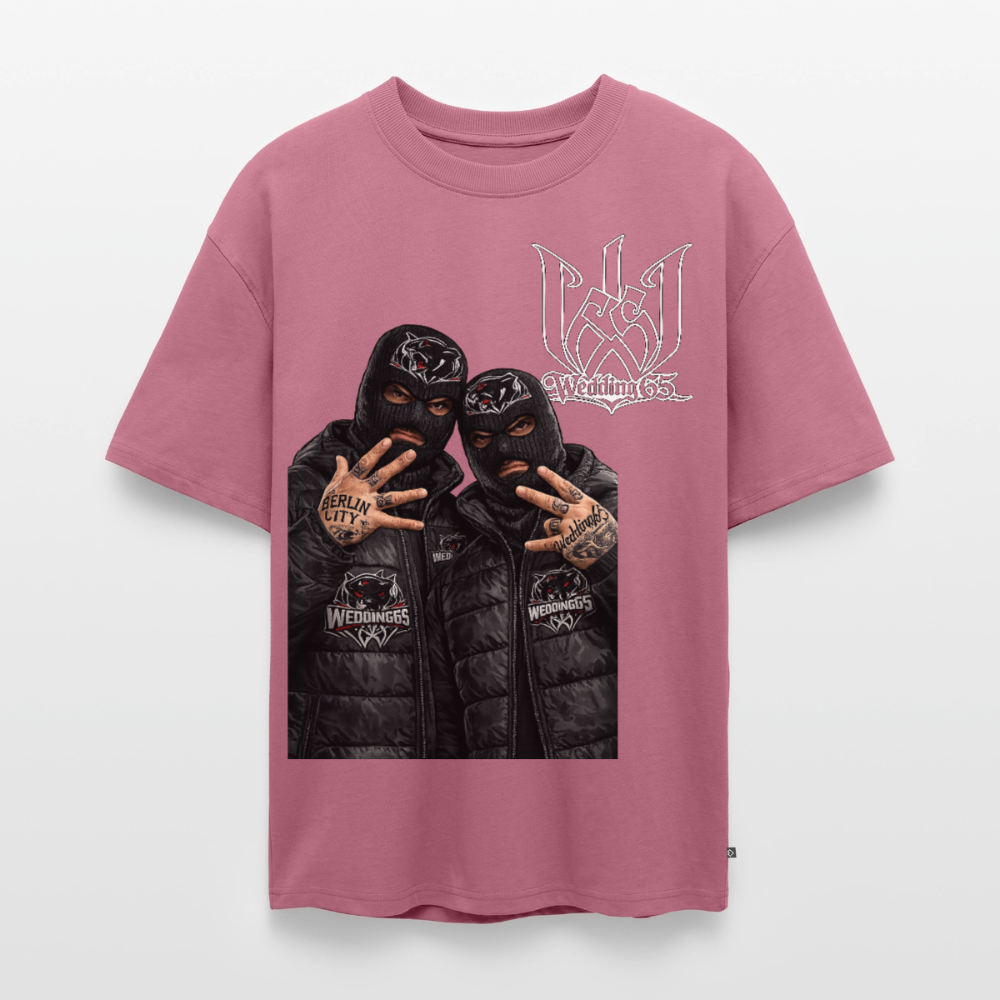 2 OG's Wedding65 Unisex Premium Oversized Bio T-Shirt - Mauve