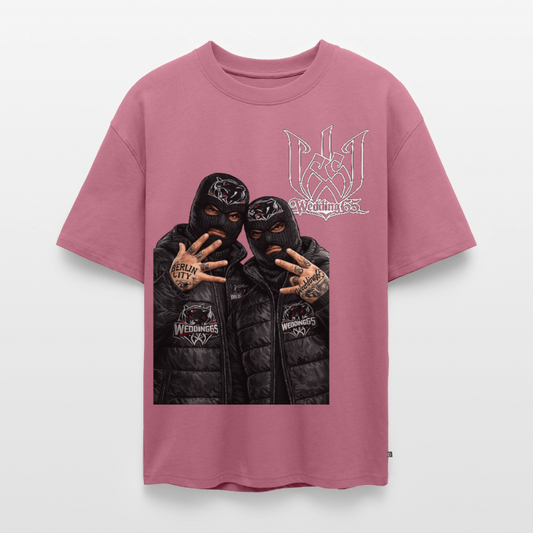 2 OG's Wedding65 Unisex Premium Oversized Bio T-Shirt - Mauve