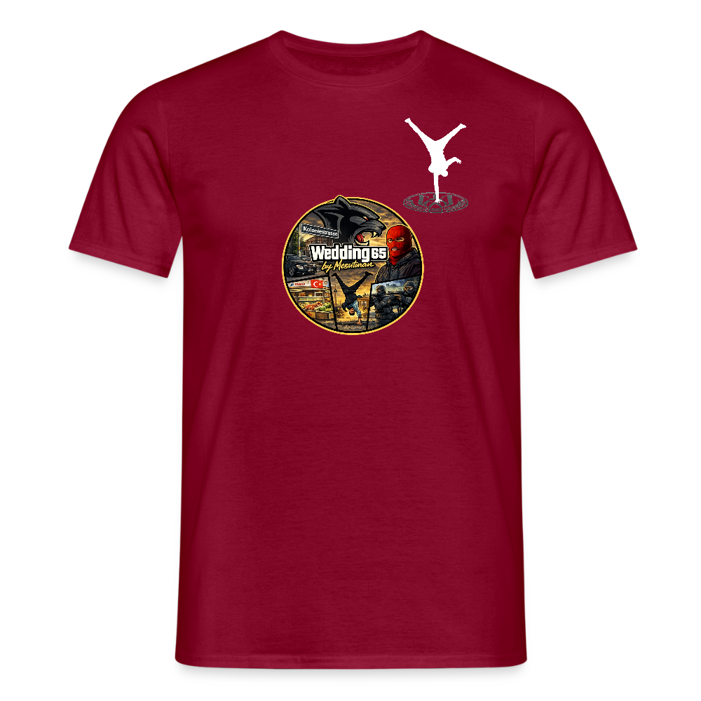 Männer Wedding65 by Mesutman T-Shirt - Ziegelrot