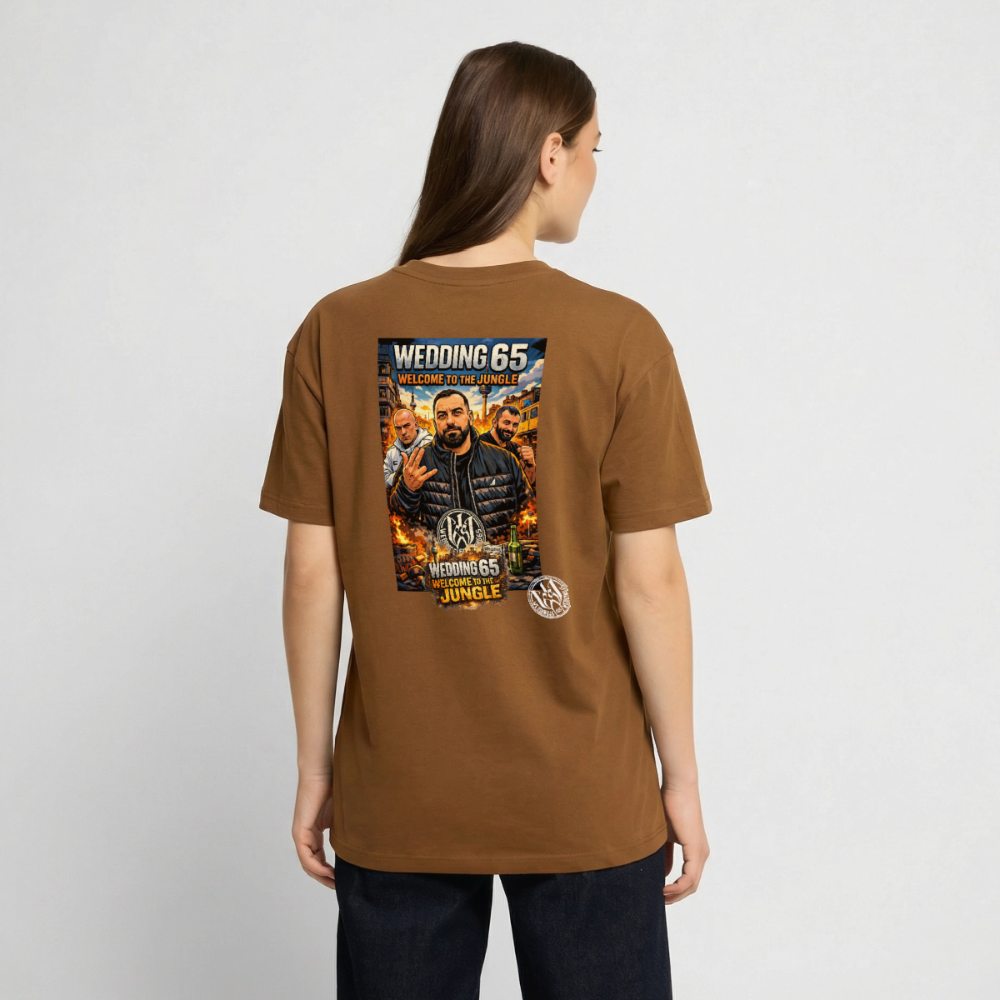 Jungle Wedding65 Heavy Oversize T-Shirt - Toffee