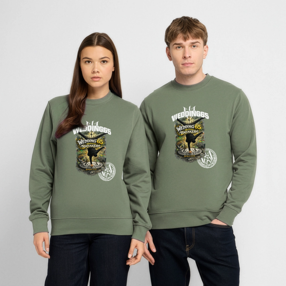 Berlin Wedding65 Breakers Männer Premium Sweatshirt - Armeegrün