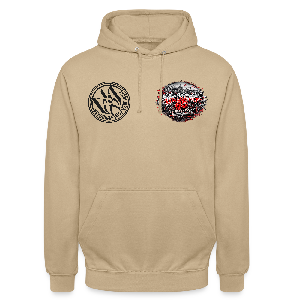 Berlin Wedding 65 Nauener Platz Unisex Hoodie - Beige