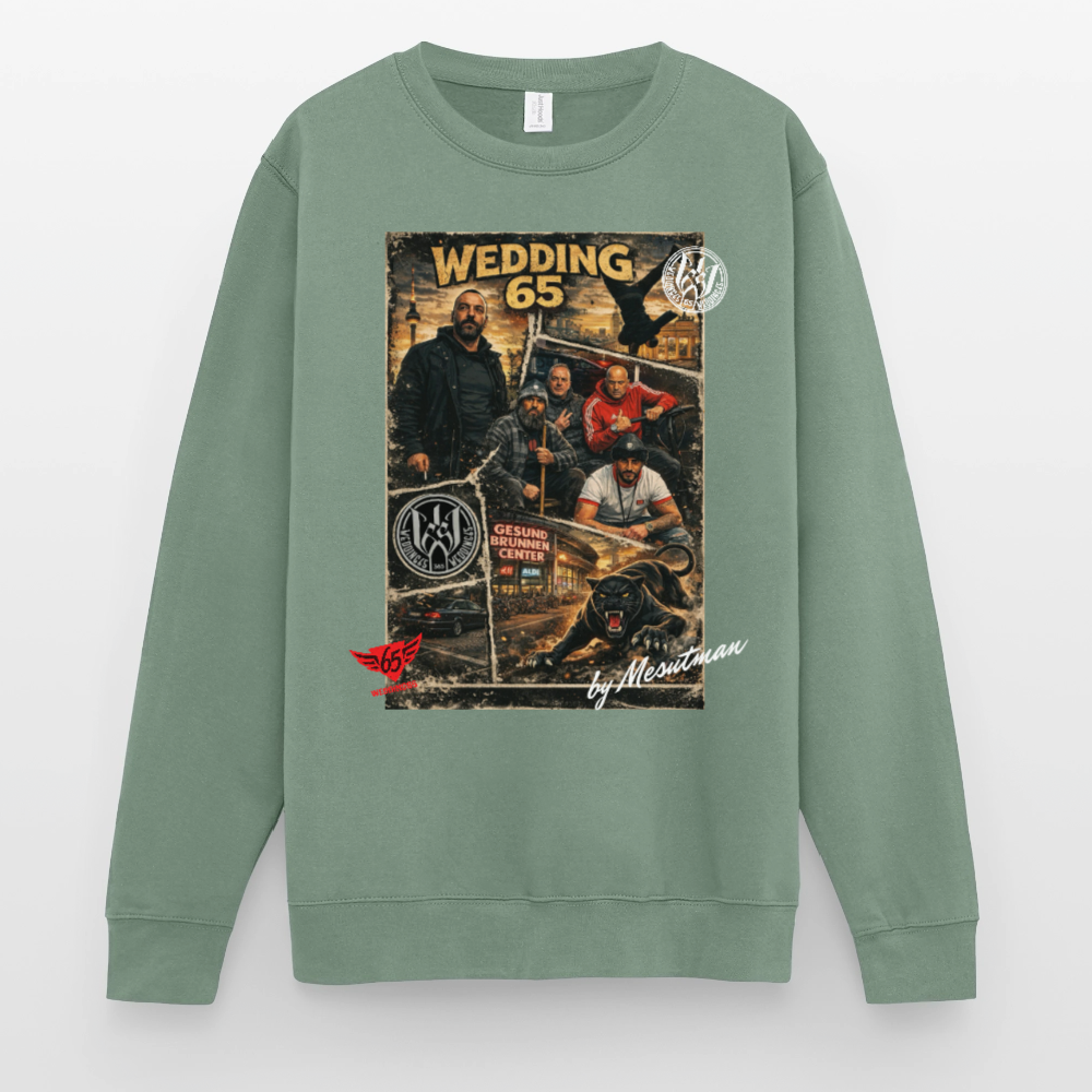 Kardes Wedding 65 Berlin Unisex Pullover - Graugrün