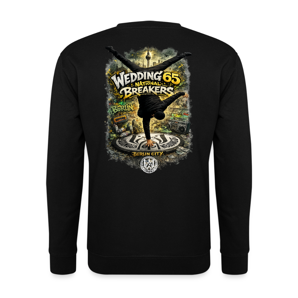 Berlin Wedding65 Breakers Männer Premium Sweatshirt - Schwarz