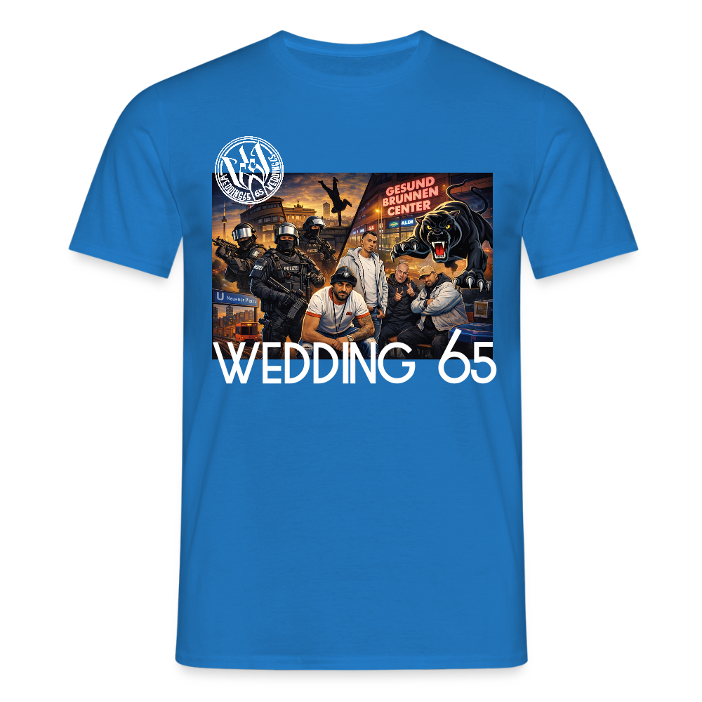 Gang Shirt Gesundbrunnen Wedding 65 Männer T-Shirt - Royalblau
