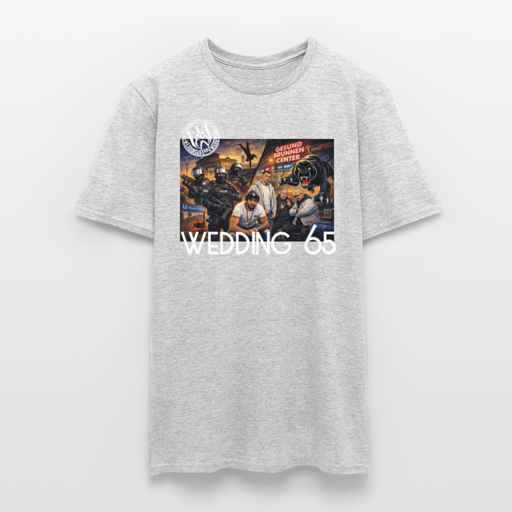 Gang Shirt Gesundbrunnen Wedding 65 Männer T-Shirt - Grau meliert