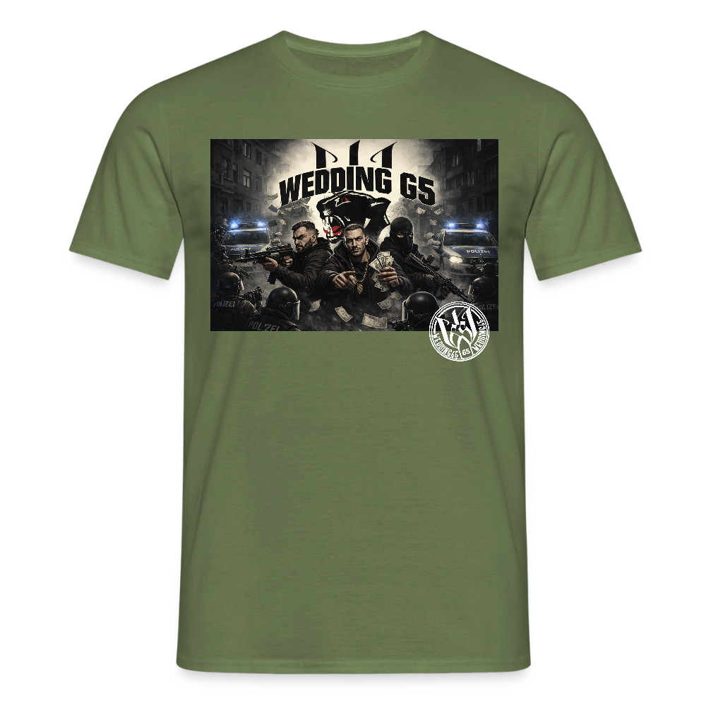 Wedding 65 Street Crime Männer T-Shirt - Militärgrün