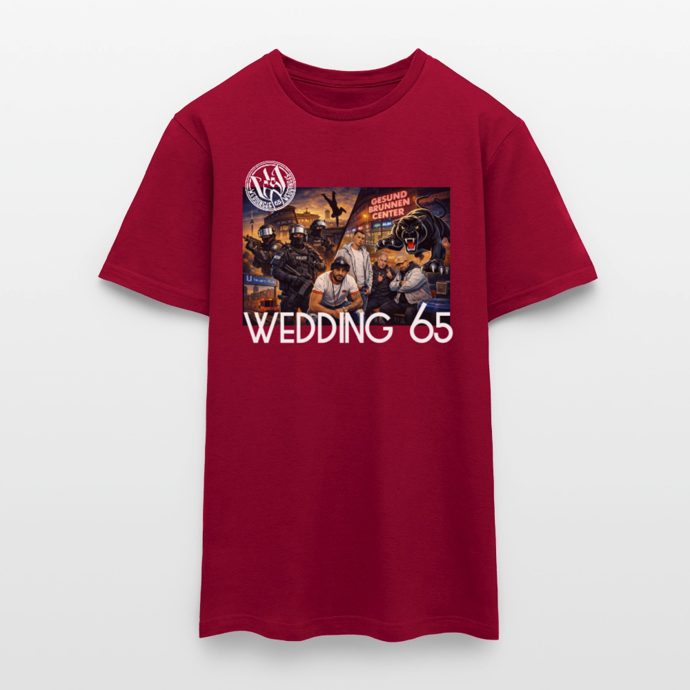 Gang Shirt Gesundbrunnen Wedding 65 Männer T-Shirt - Ziegelrot