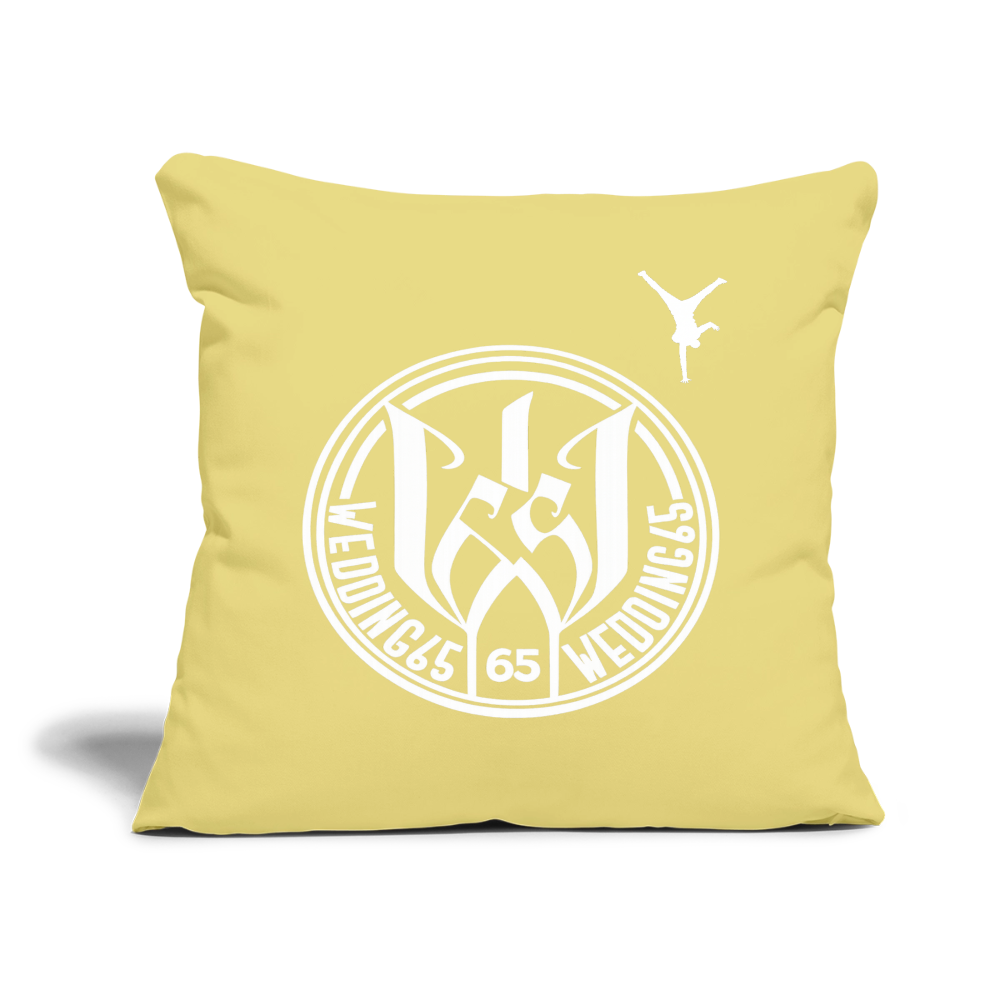 Original Wedding65 Sofakissenbezug 44 x 44 cm - Hellgelb