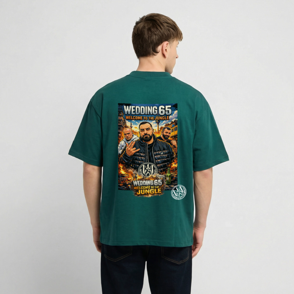Jungle Wedding65 Heavy Oversize T-Shirt - hunter Green