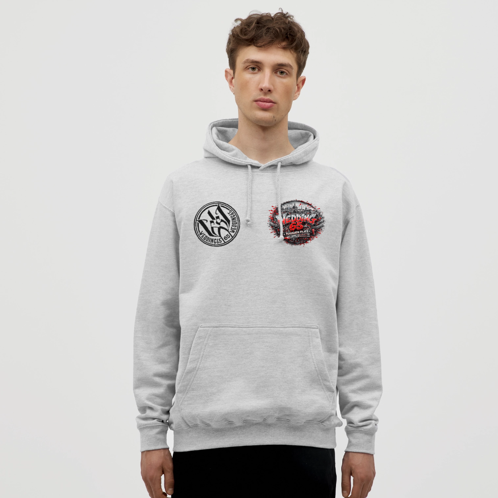 Berlin Wedding 65 Nauener Platz Unisex Hoodie - Hellgrau meliert