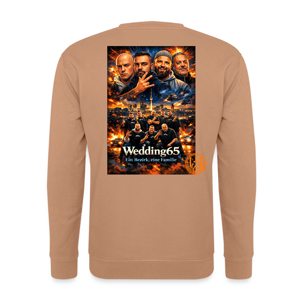 Wedding65 Familia Unisex Pullover - Mocca
