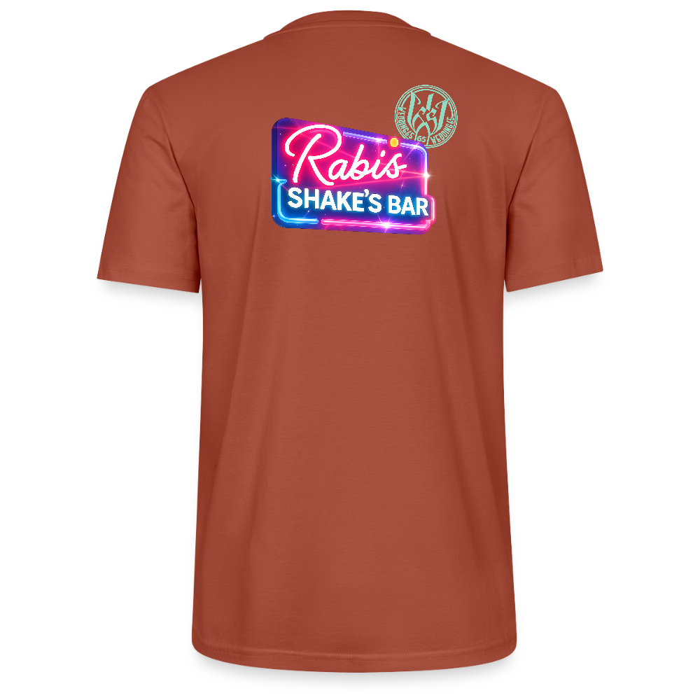 Wedding65 Rabis Shake's Bar Unisex T-Shirt - Terrakotta