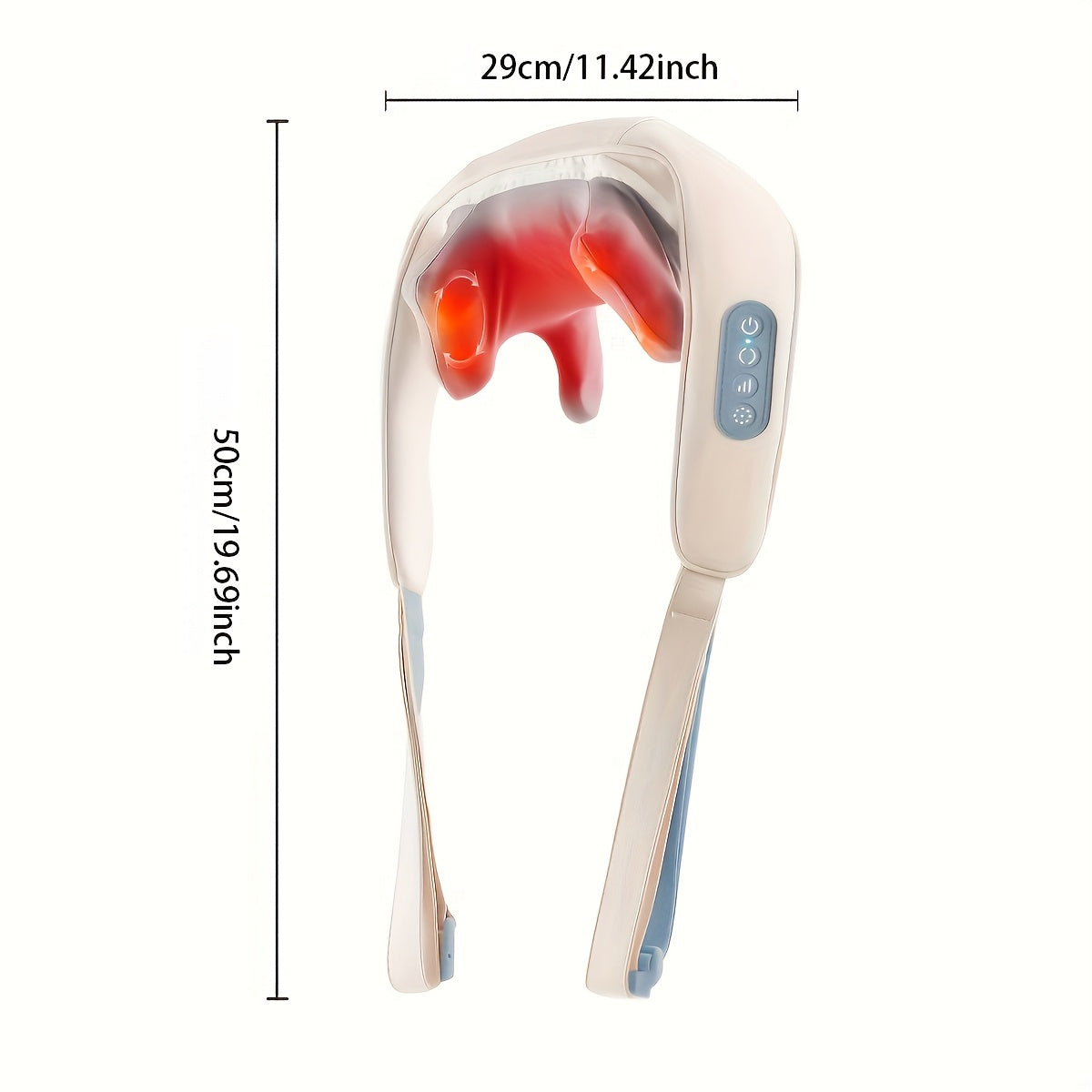 Cloud Prime Rücken-, Nacken- und Schultermassagegerät mit Heizung