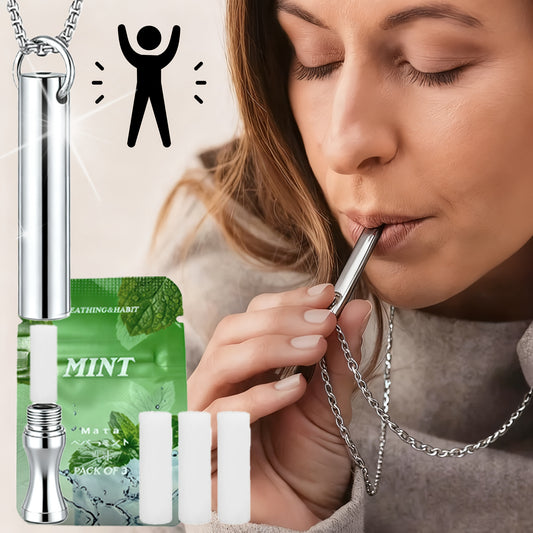 1 Stk. plus 3 Stk. Minz-Ätherisches Öl Diffuser Halskette