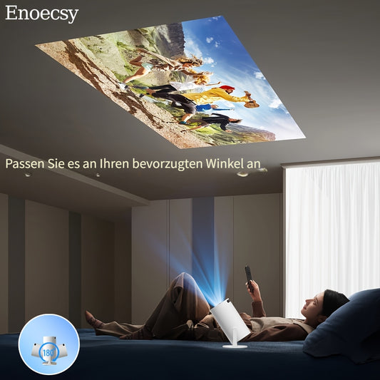 4K-Projektor mit WLAN  Bluetooth, unterstützt 1080P