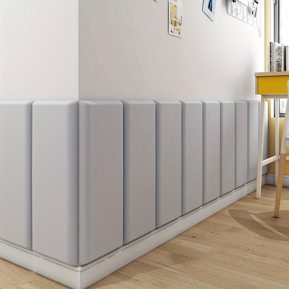 10er-Pack 23x50cm Weich gepolstertes Kunstleder-Material 3D-Weichkopfteil