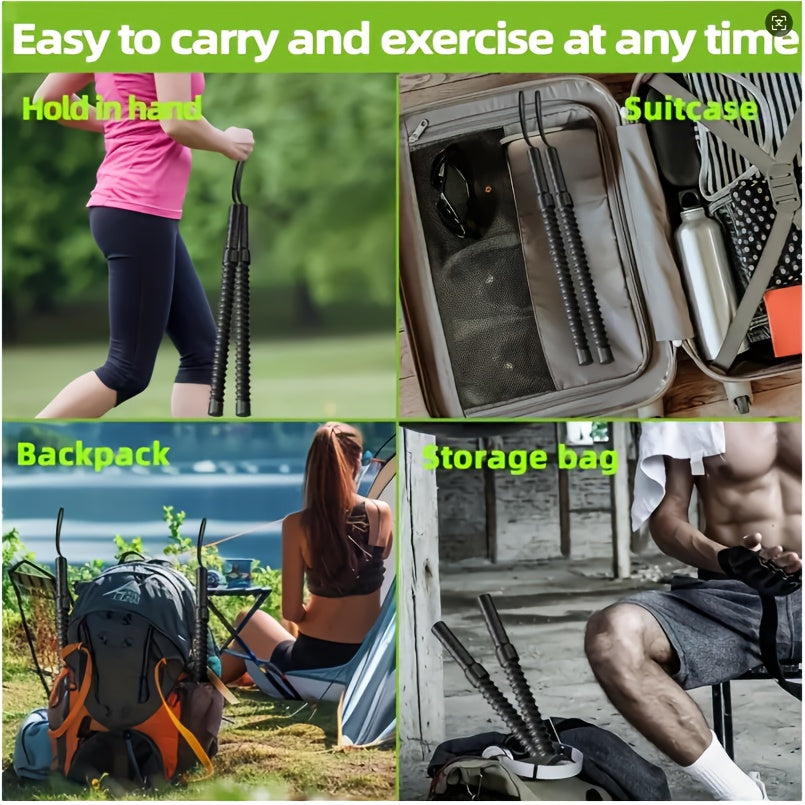 Tragbares kabelloses Battle Rope mit Gewichtsblöcken