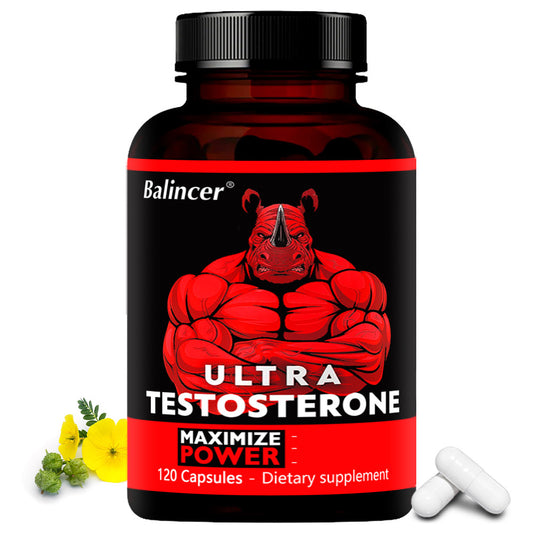 Komplettes Formel-Ergänzungsmittel – mit Ginseng, Maca, Sägepalme  mehr – Unterstützt regulierte Energielevel – 120 Kapseln