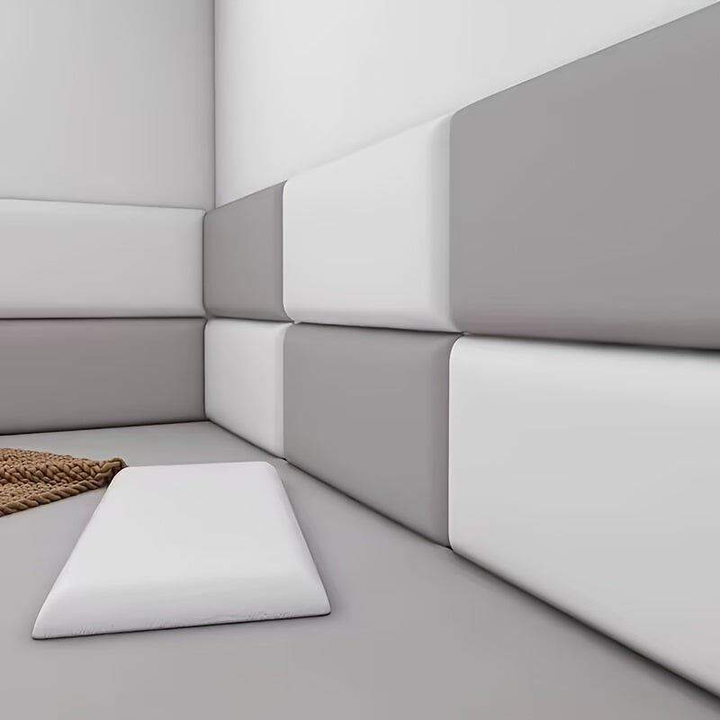 10er-Pack 23x50cm Weich gepolstertes Kunstleder-Material 3D-Weichkopfteil