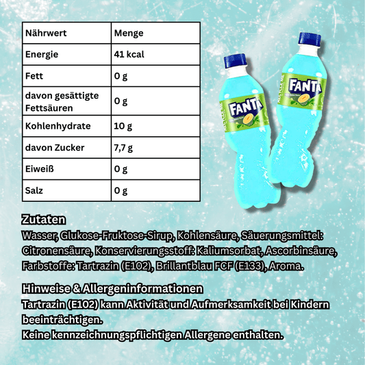 Fanta Hami Melon Flavour – Erfrischungsgetränk mit Hami-Melonen-Geschmack | 500 ml