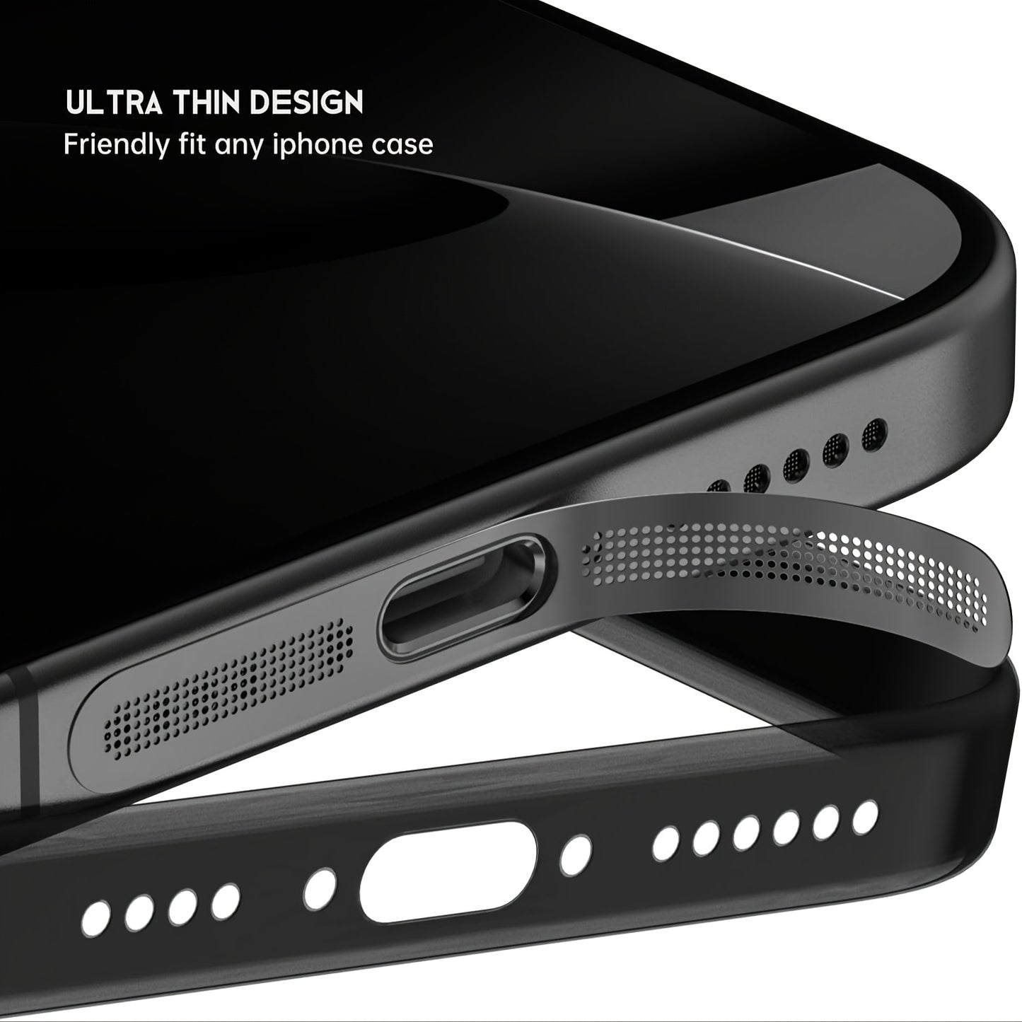 5-teiliges Set Metall-Lautsprecher-Staubschutzgitter für iPhone 16/15/14/13/12